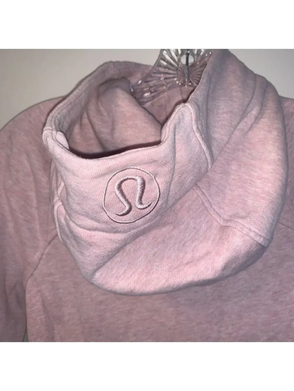 Lululemon Scuba Hoodie Light Cotton Fleece Heathered Space Dyed Vintage Mauve 2